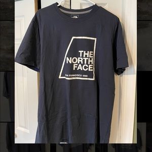 Grey north face t shirt never worn no tags